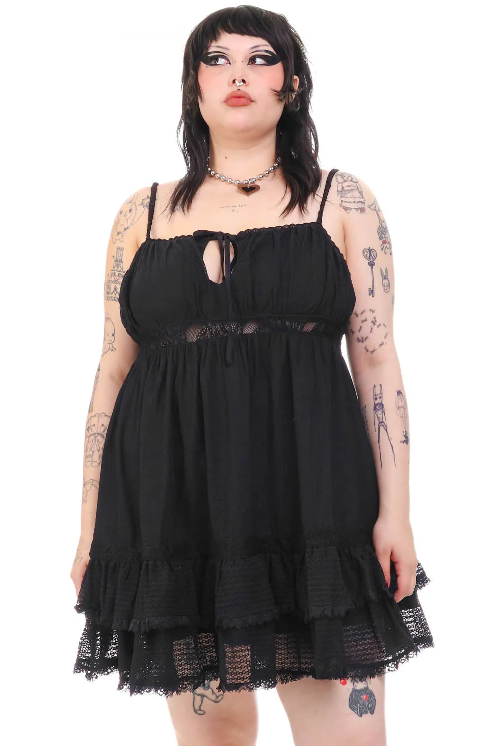 Baby Dolly Black Mini Dress