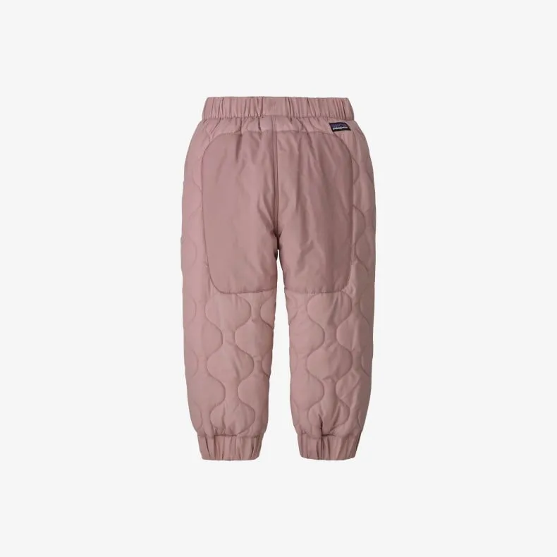 Baby Patagonia Quilted Puff Joggers (Fuzzy Mauve)