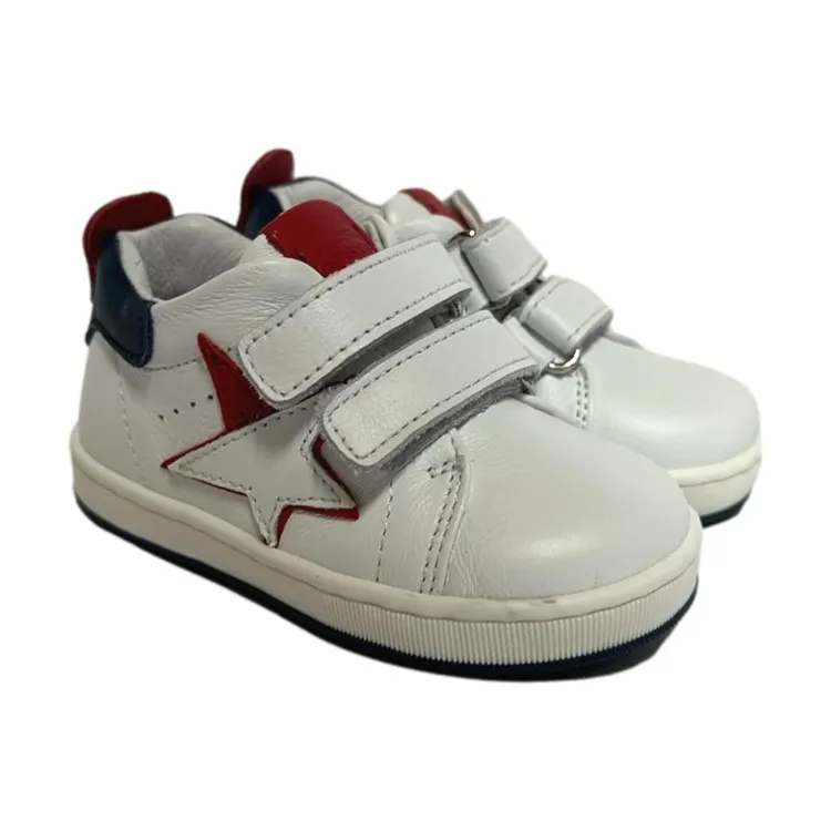 Balducci CITA6355 Children's White Blue Red Sneakers