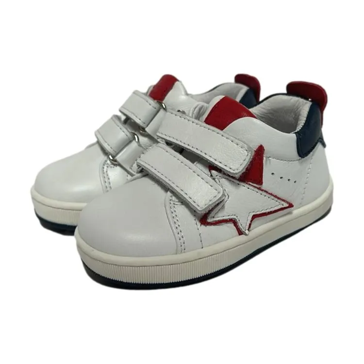 Balducci CITA6355 Children's White Blue Red Sneakers