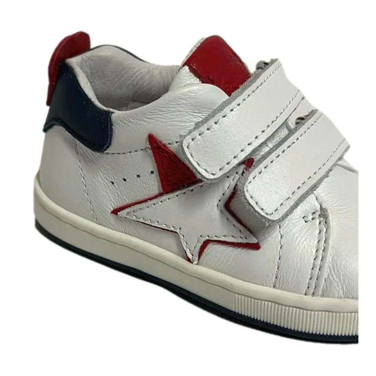 Balducci CITA6355 Children's White Blue Red Sneakers