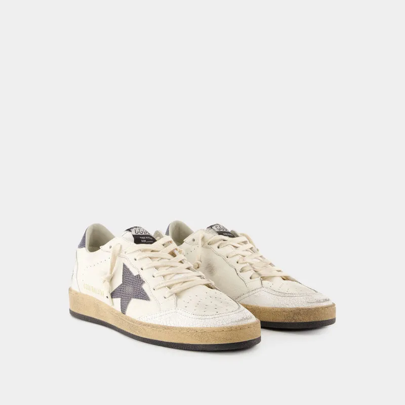 Ballstar Sneakers - Golden Goose Deluxe Brand - Leather - White/Blue