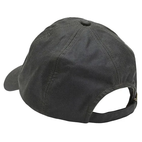 Barbour Wax Flat Cap Sage