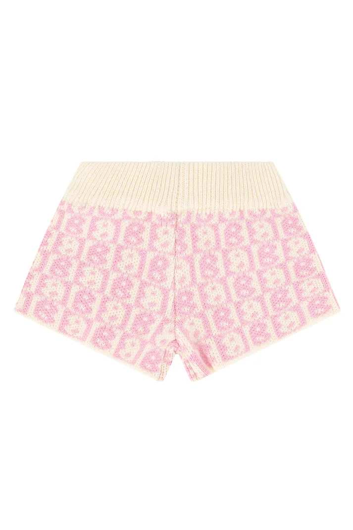 BB knit shorties - pink