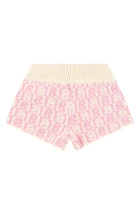 BB knit shorties - pink