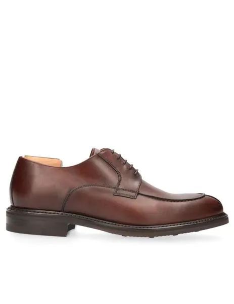 Berwick Derby Blucher Shoe in Brown