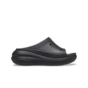 Black Crocs Crush Slide