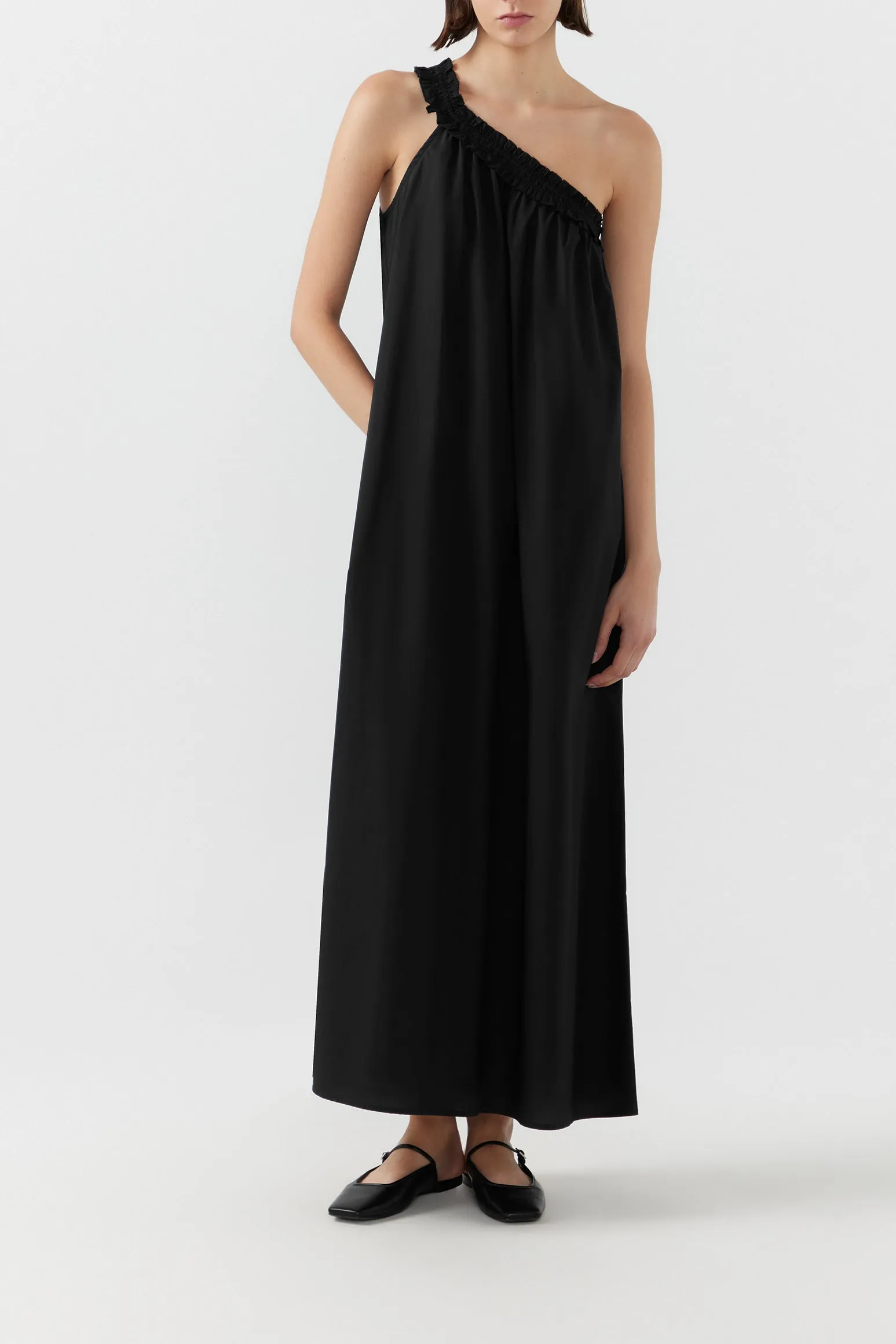 Black Donatella Maxi Dress