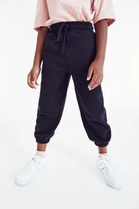 90s Style Oversized Black Joggers