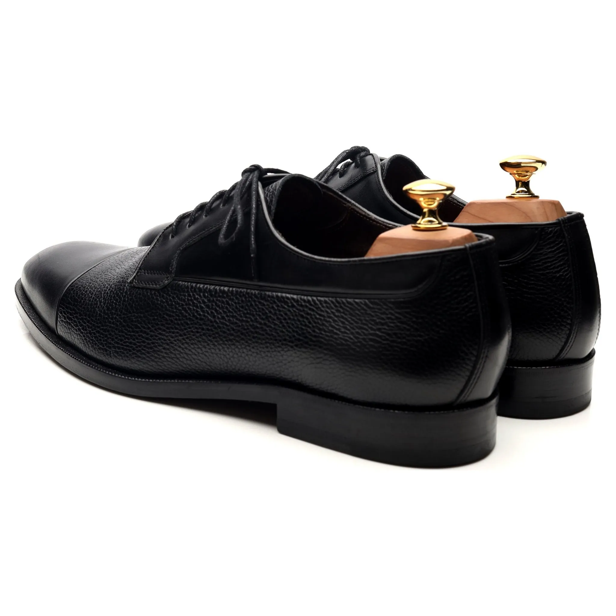 Black Leather Derby UK 10 EU 44