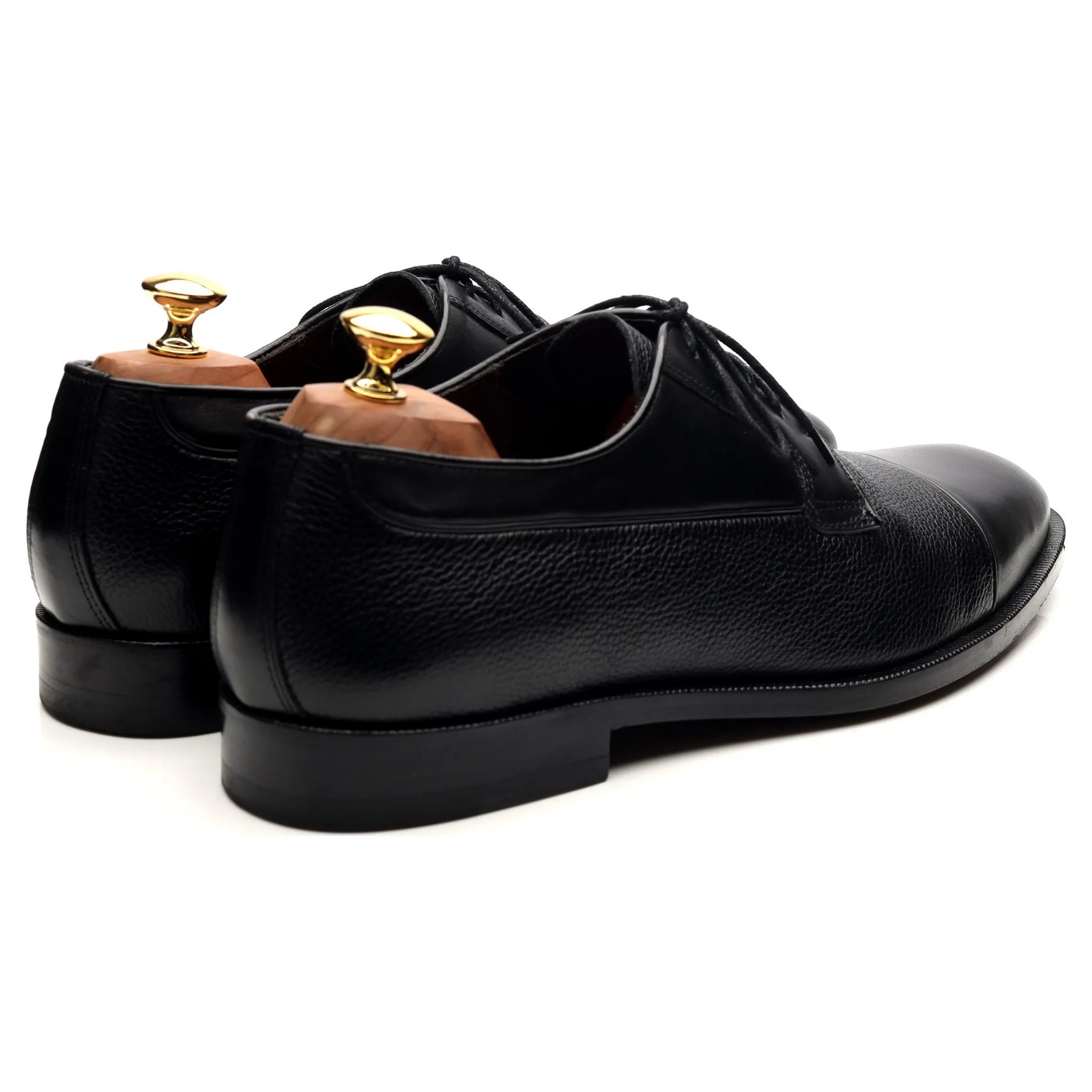 Black Leather Derby UK 10 EU 44