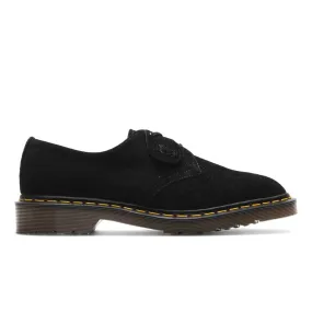 Black Oxford Shoes in Desert Oasis Suede