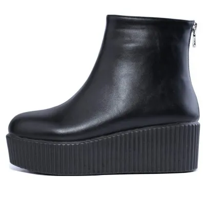 Black Punk Rock Chunky Sole Creepers