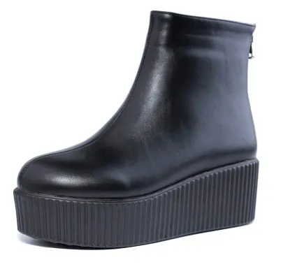 Black Punk Rock Chunky Sole Creepers