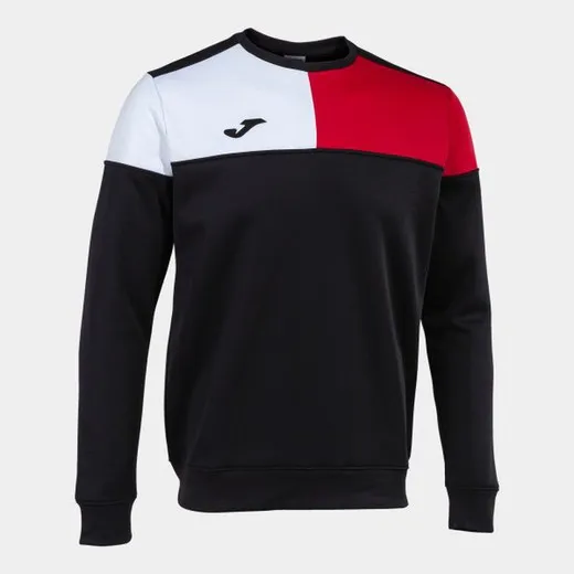 Black Red White Crew Neck Sweatshirt