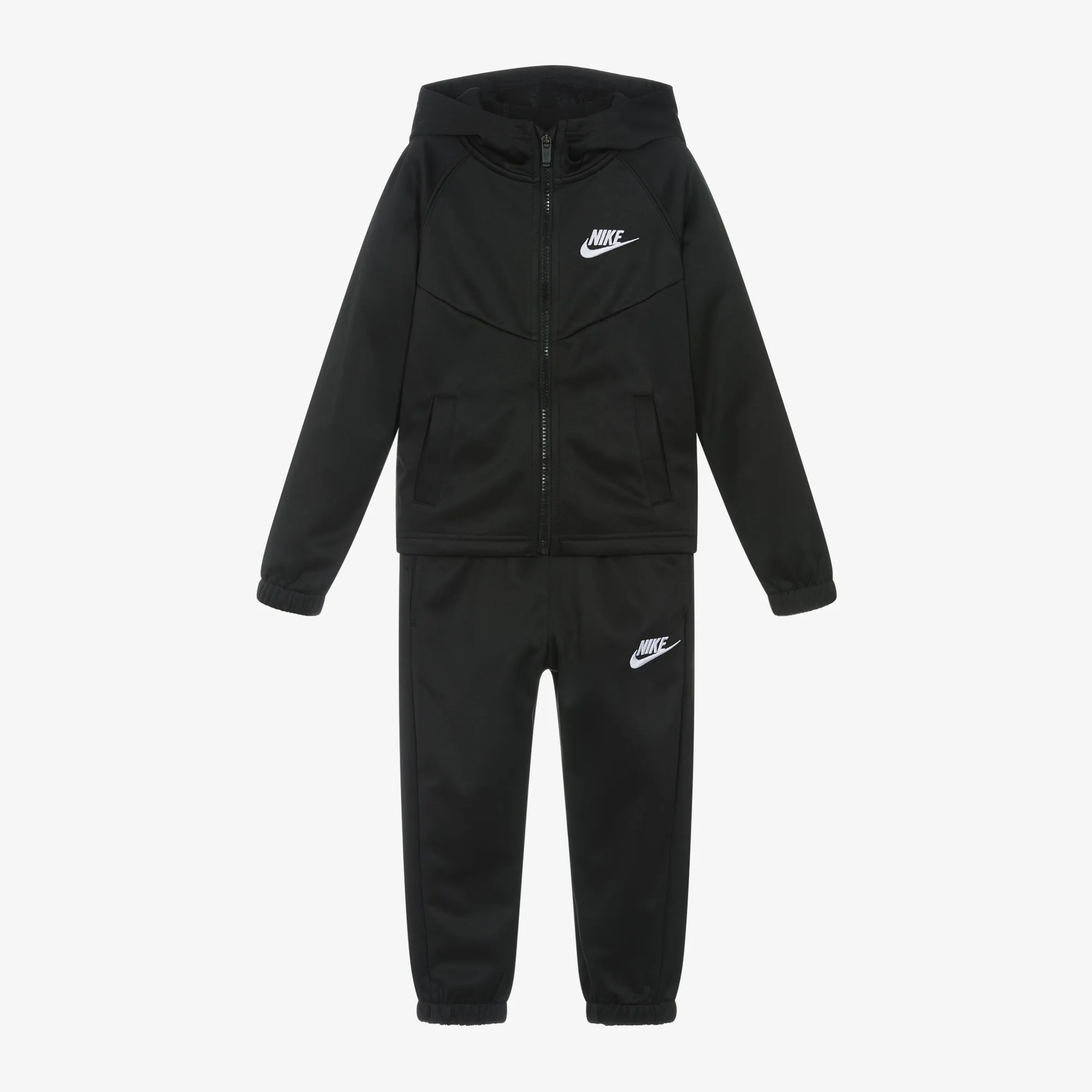 Black Swoosh Tracksuit