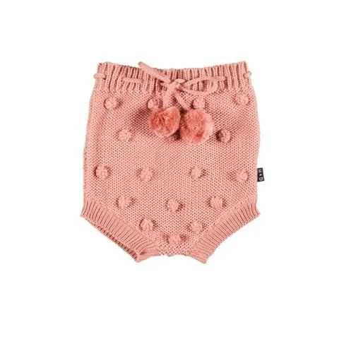 Blush Popcorn Knit Bloomers