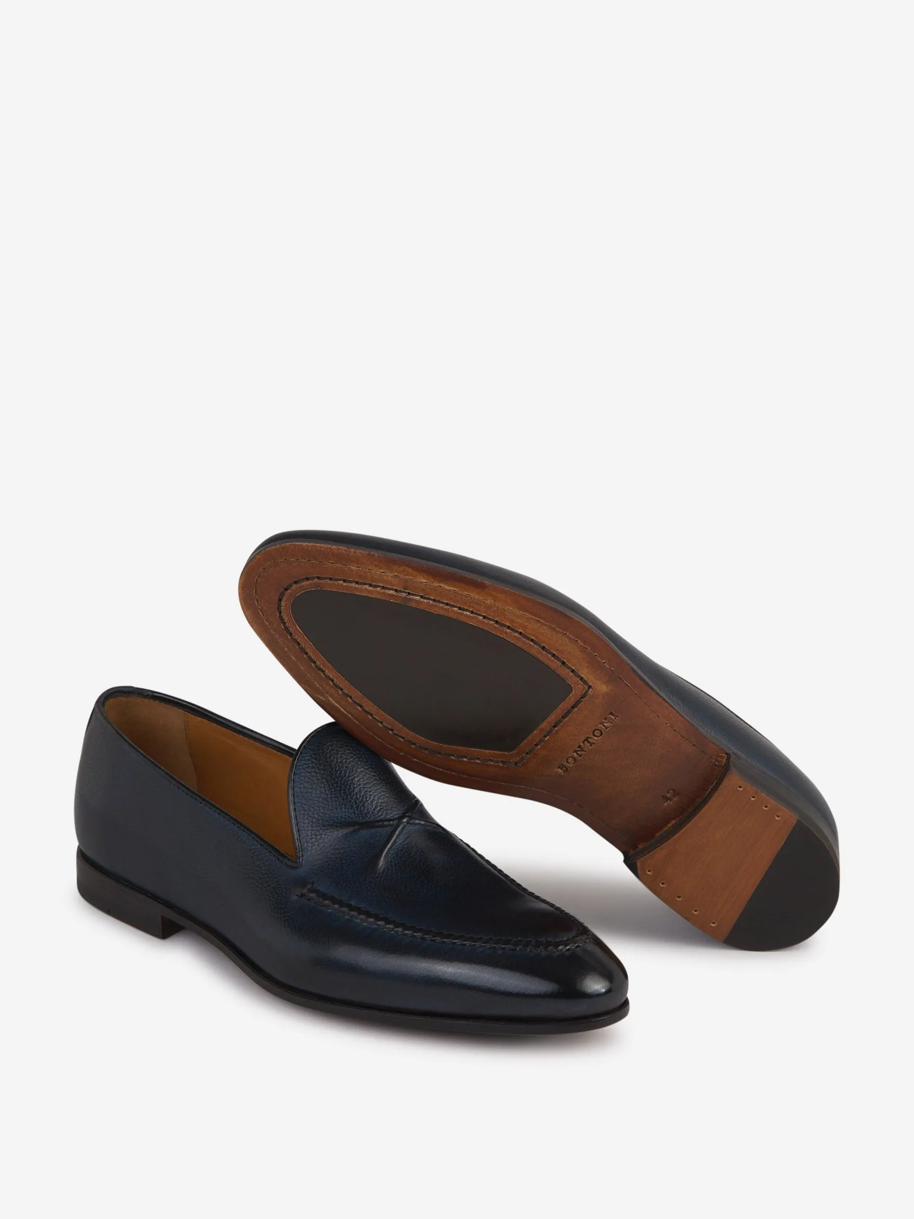 Bontoni Men's Handmade Leather Loafers