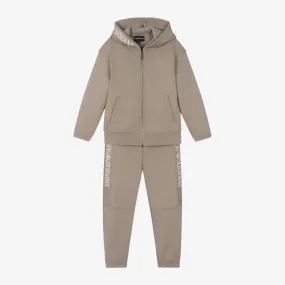 Beige Cotton Tracksuit