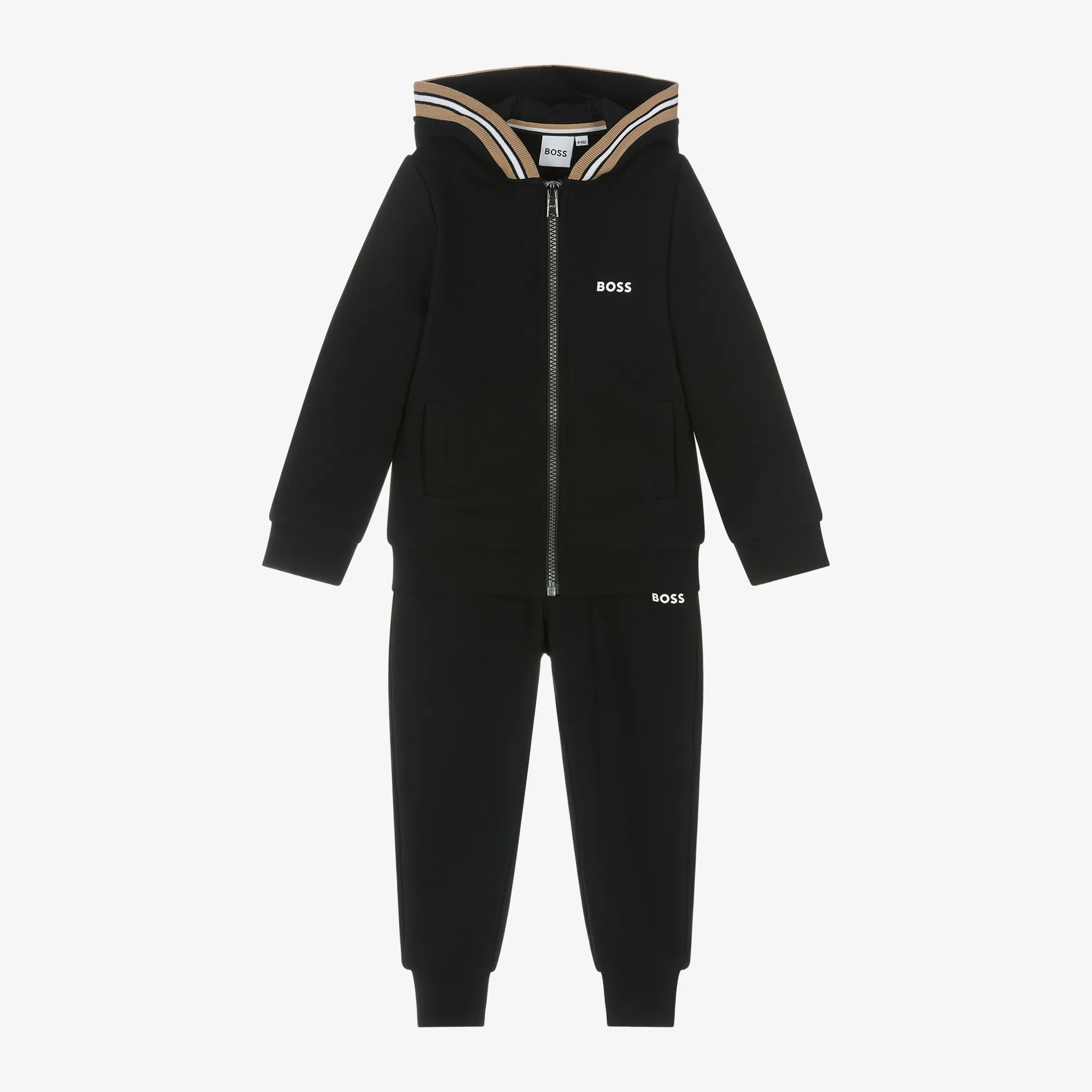 Black Jersey Tracksuit