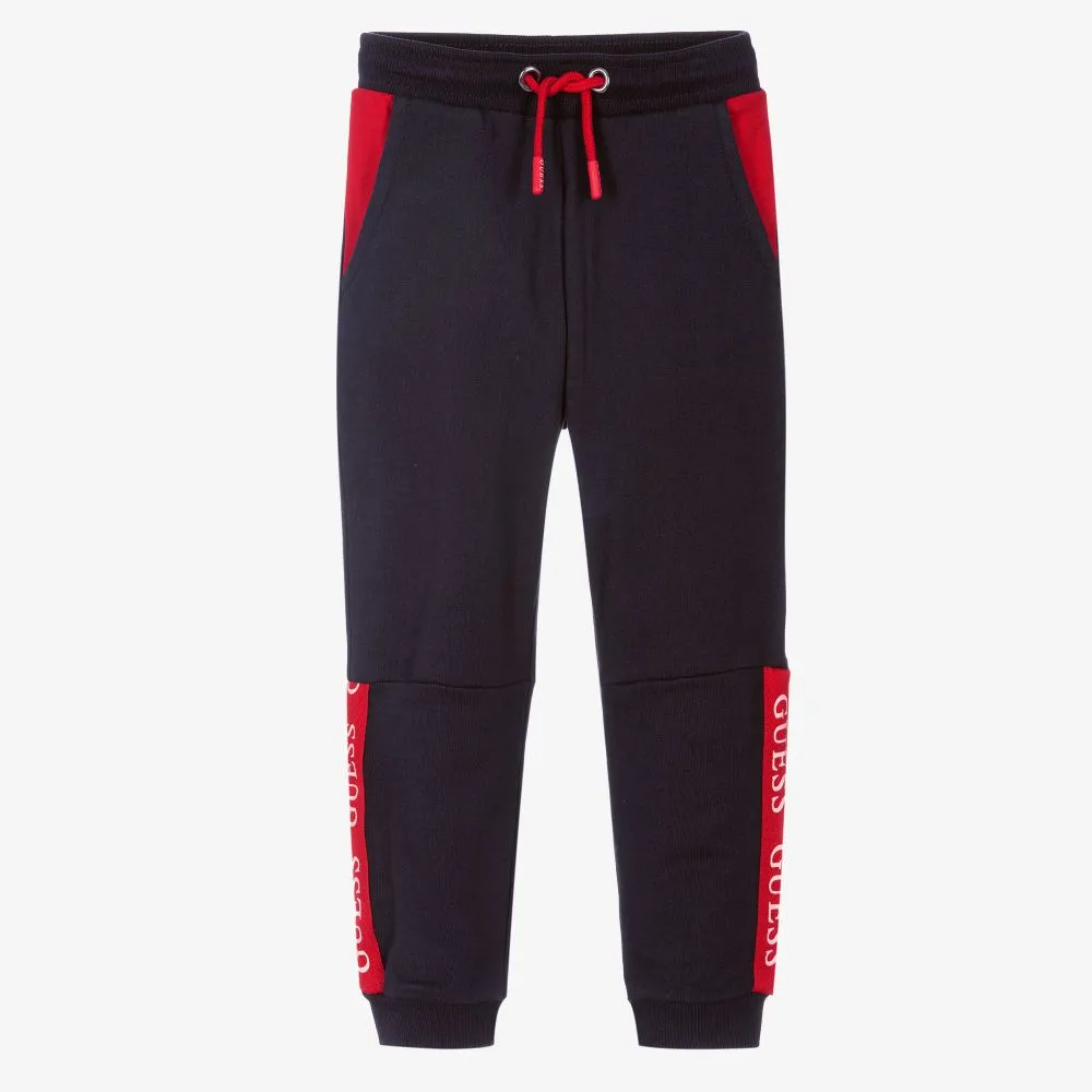 Boys Blue & Red Joggers