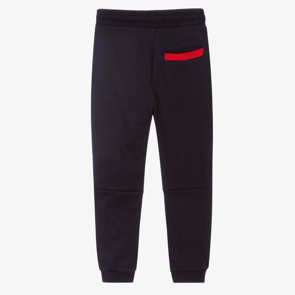 Boys Blue & Red Joggers