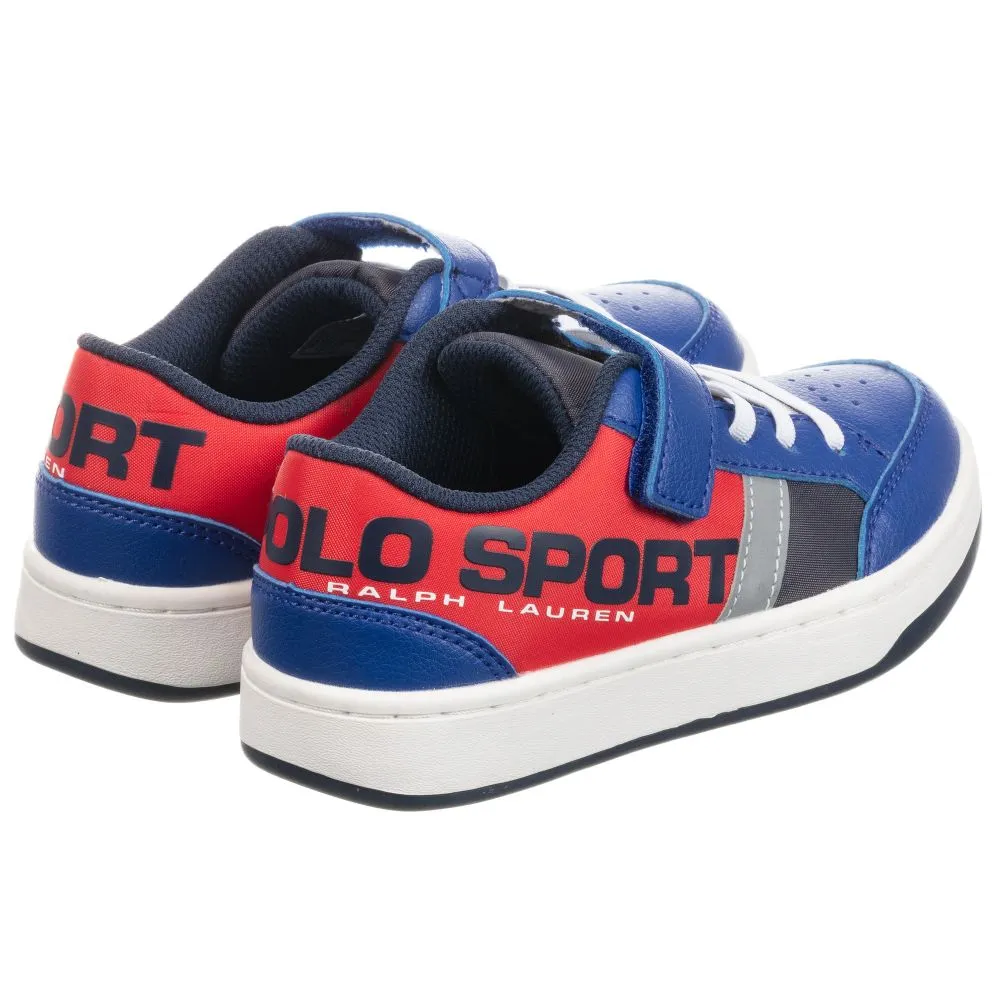 Boys Blue & Red Trainers