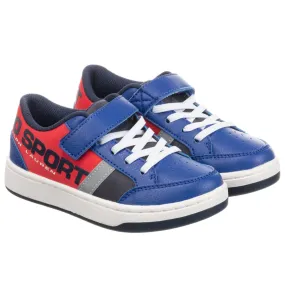 Boys Blue & Red Trainers