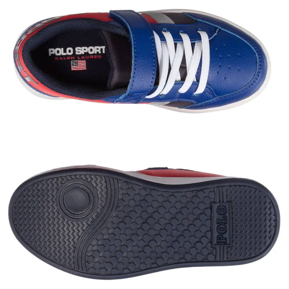 Boys Blue & Red Trainers