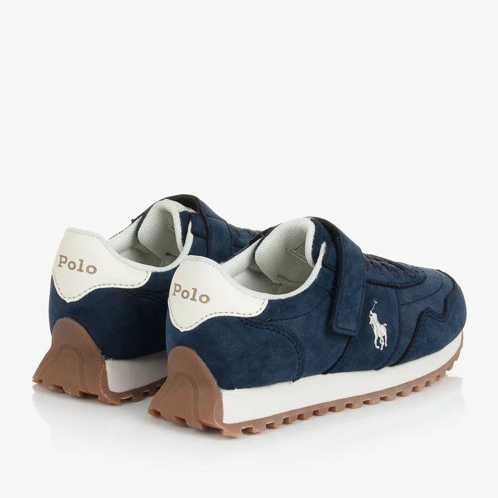 Boys Navy Blue Velcro Trainers