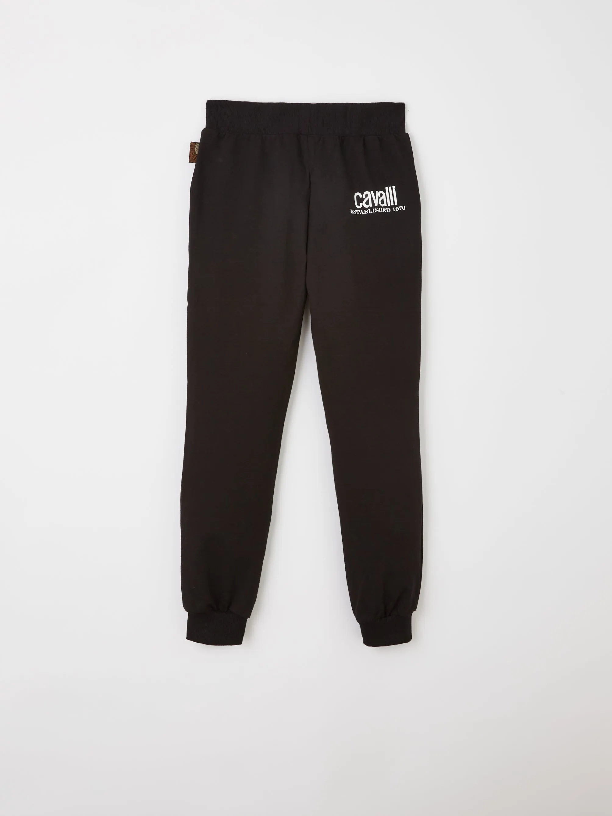 Boys Roberto Cavalli Joggers in Black