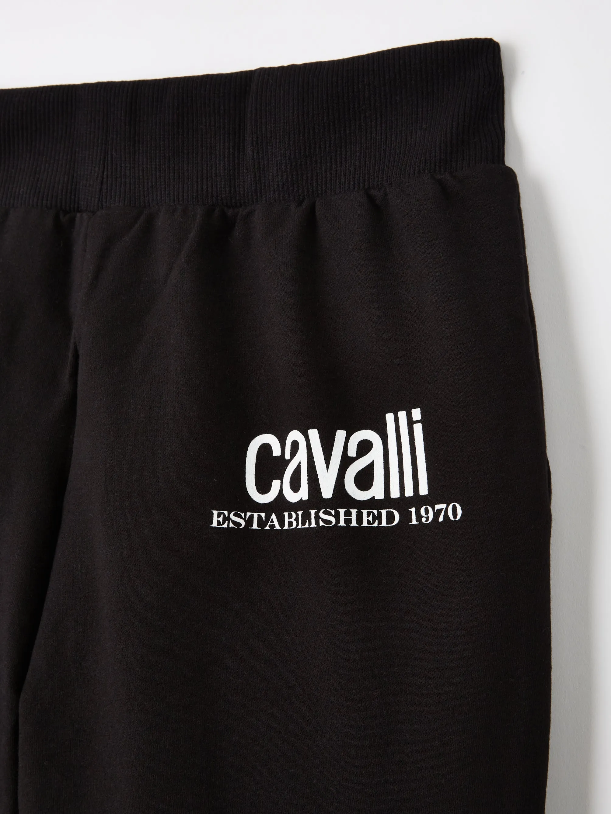 Boys Roberto Cavalli Joggers in Black