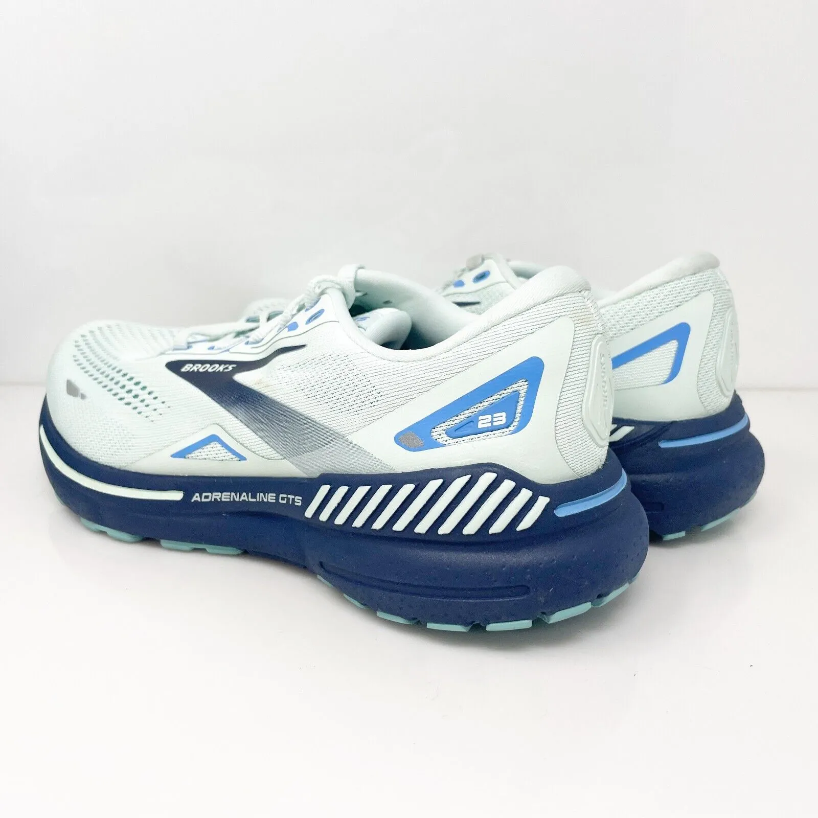 Brooks Womens Adrenaline GTS 23 1203811B471 Blue Running Shoes Sneakers Size 8 B