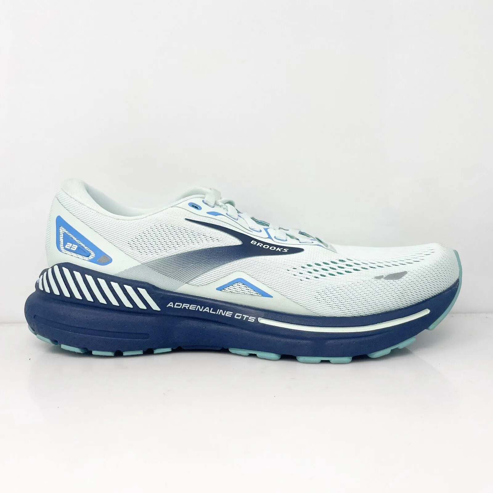 Brooks Womens Adrenaline GTS 23 1203811B471 Blue Running Shoes Sneakers Size 8 B