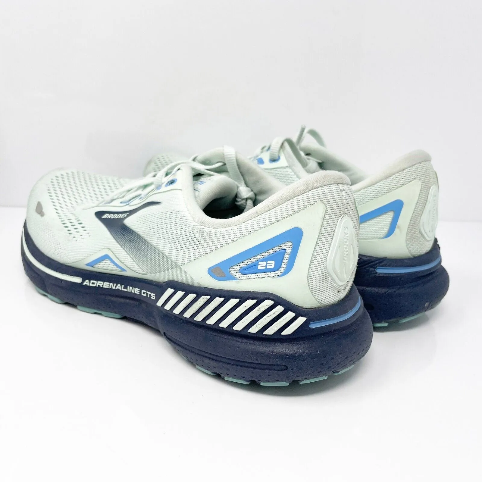 Brooks Womens Adrenaline GTS 23 1203811B471 Blue Running Shoes Sneakers Size 9 B