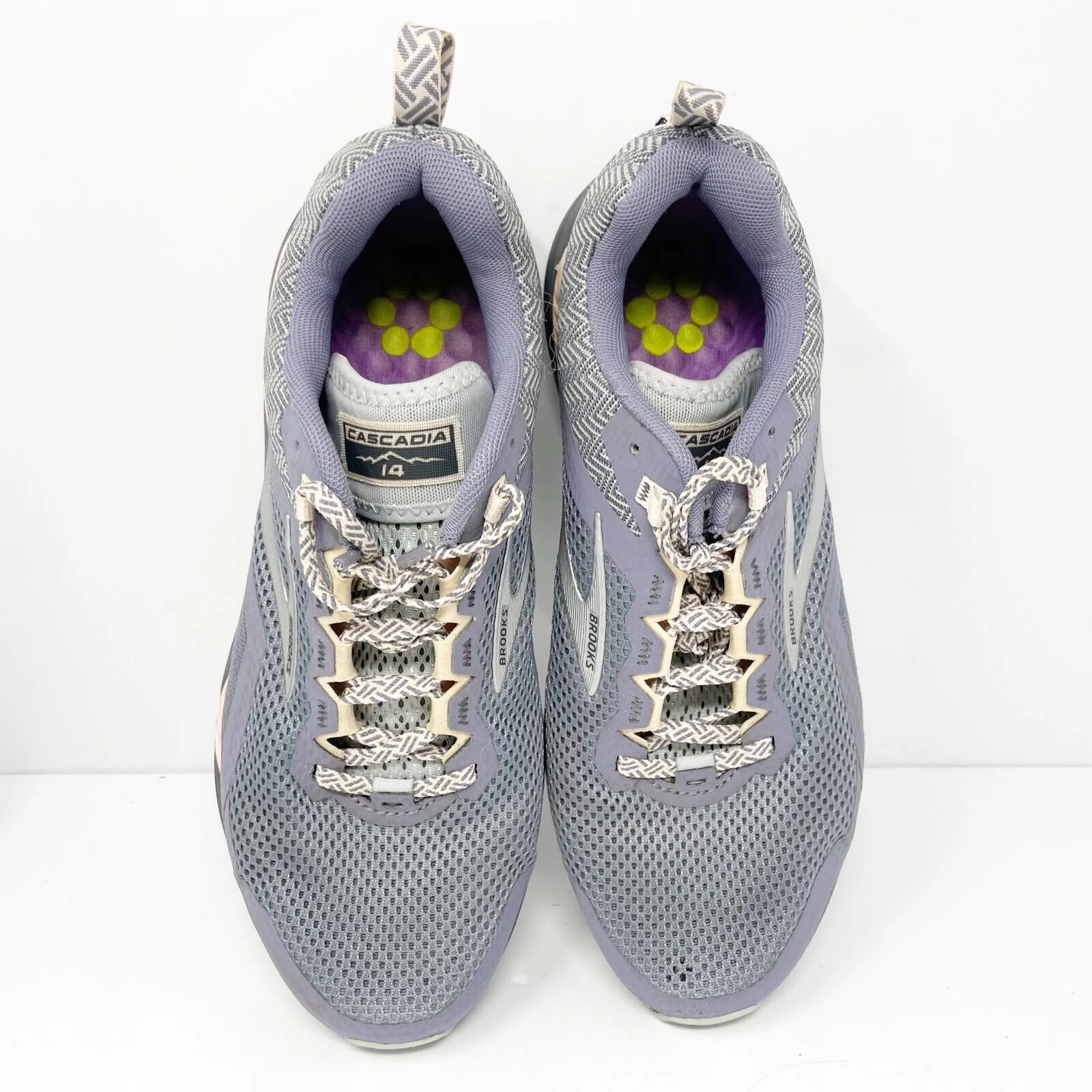 Brooks Womens Cascadia 14 1203041B009 Purple Running Shoes Sneakers Size 8 B