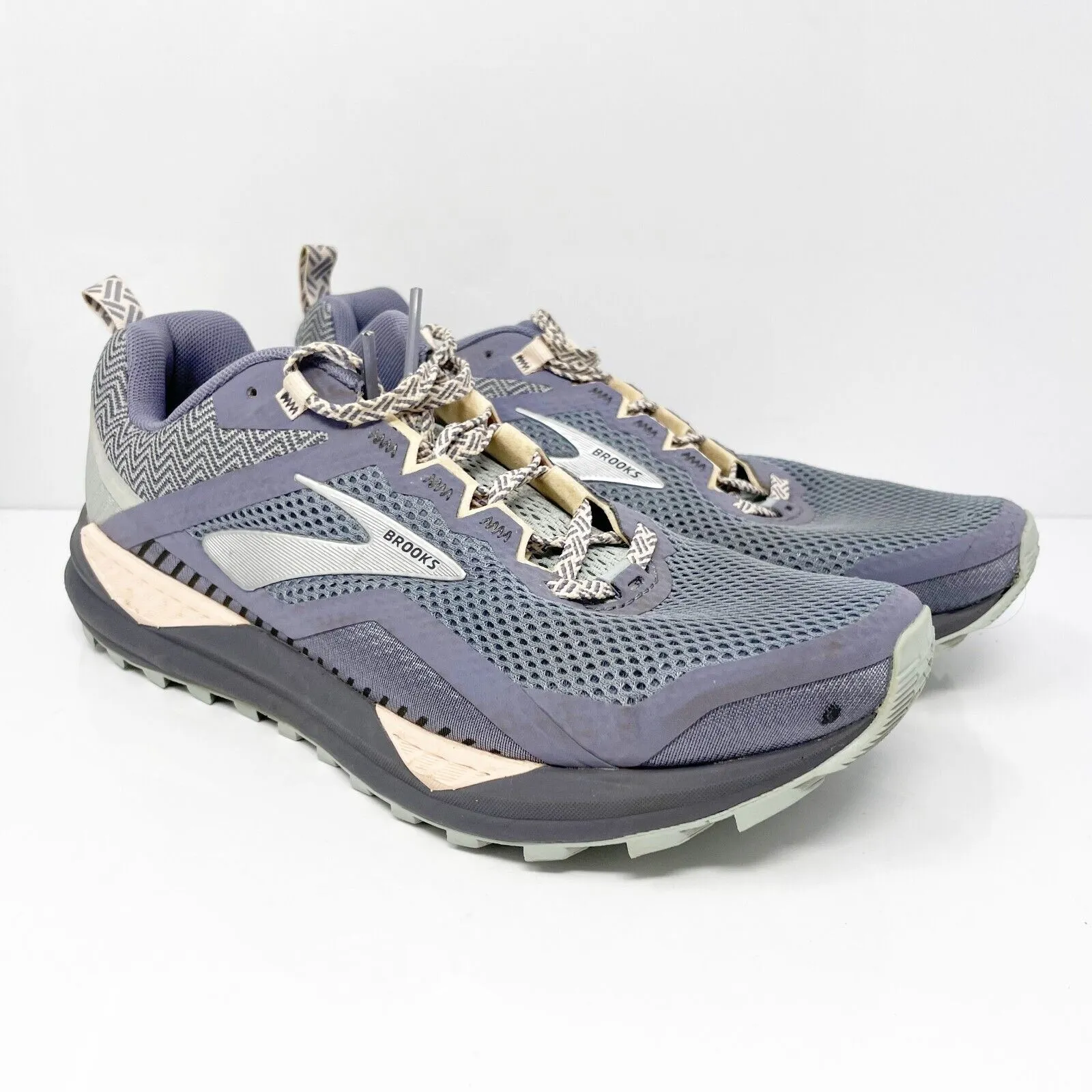 Brooks Womens Cascadia 14 1203041B009 Purple Running Shoes Sneakers Size 8 B