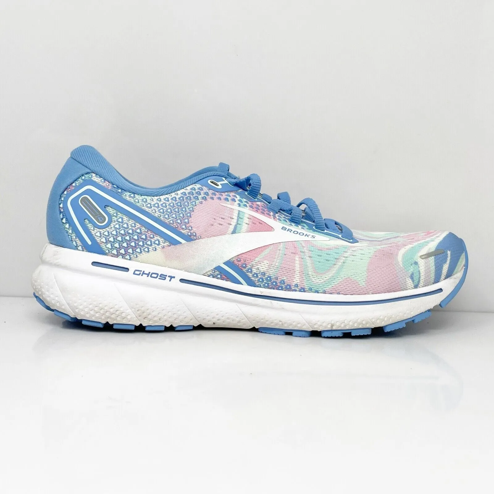 Brooks Womens Ghost 14 1203561B411 Multicolor Running Shoes Sneakers Size 8 B