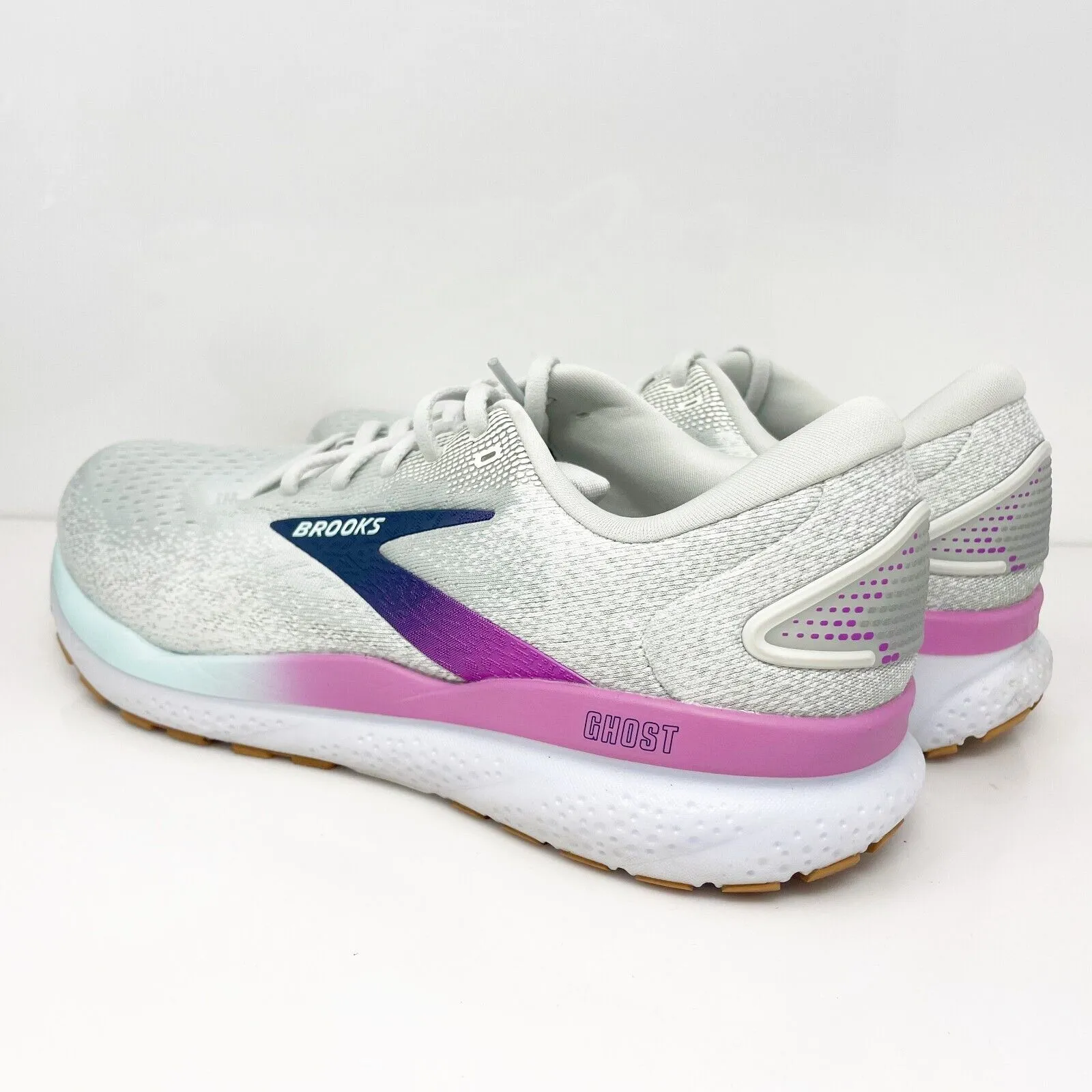 Brooks Womens Ghost 16 1204071D175 Gray Running Shoes Sneakers Size 11 D