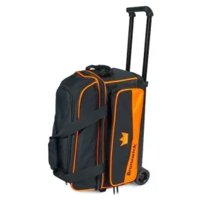 Brunswick Orange Double Roller Bowling Bag