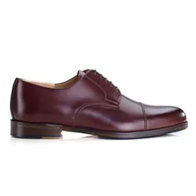 Burgundy Derby Shoes with Rubber Pad - MAYFAIR CLASSIC PATIN