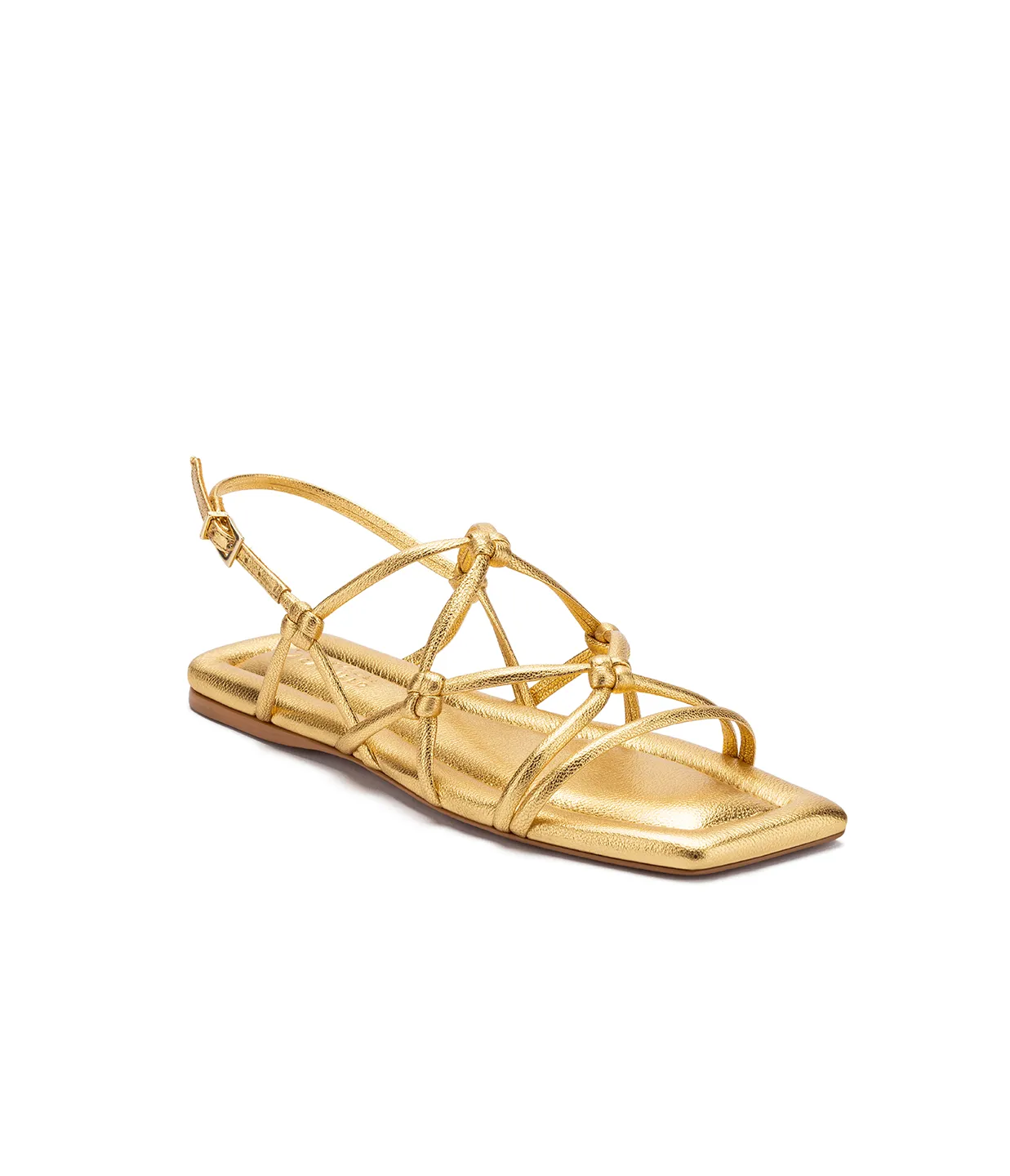 Camille Flat in Gold