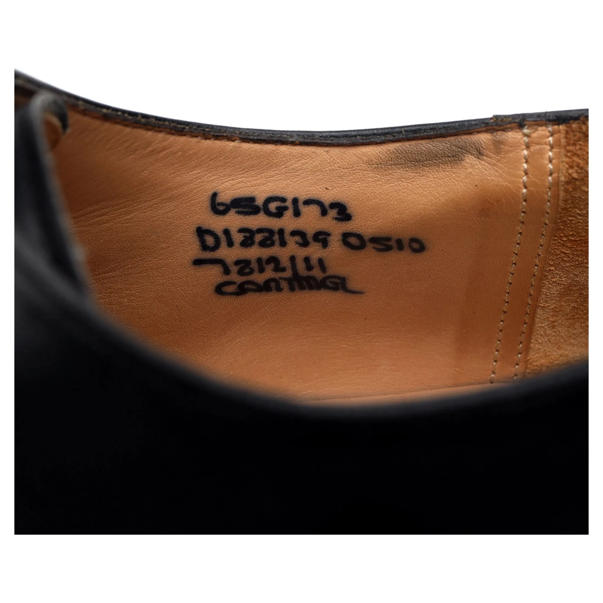 'Cartmel' Black Leather Derby UK 6.5 G