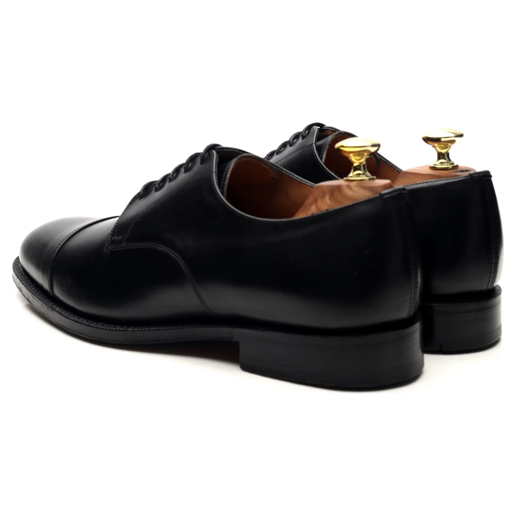 'Cartmel' Black Leather Derby UK 7 H