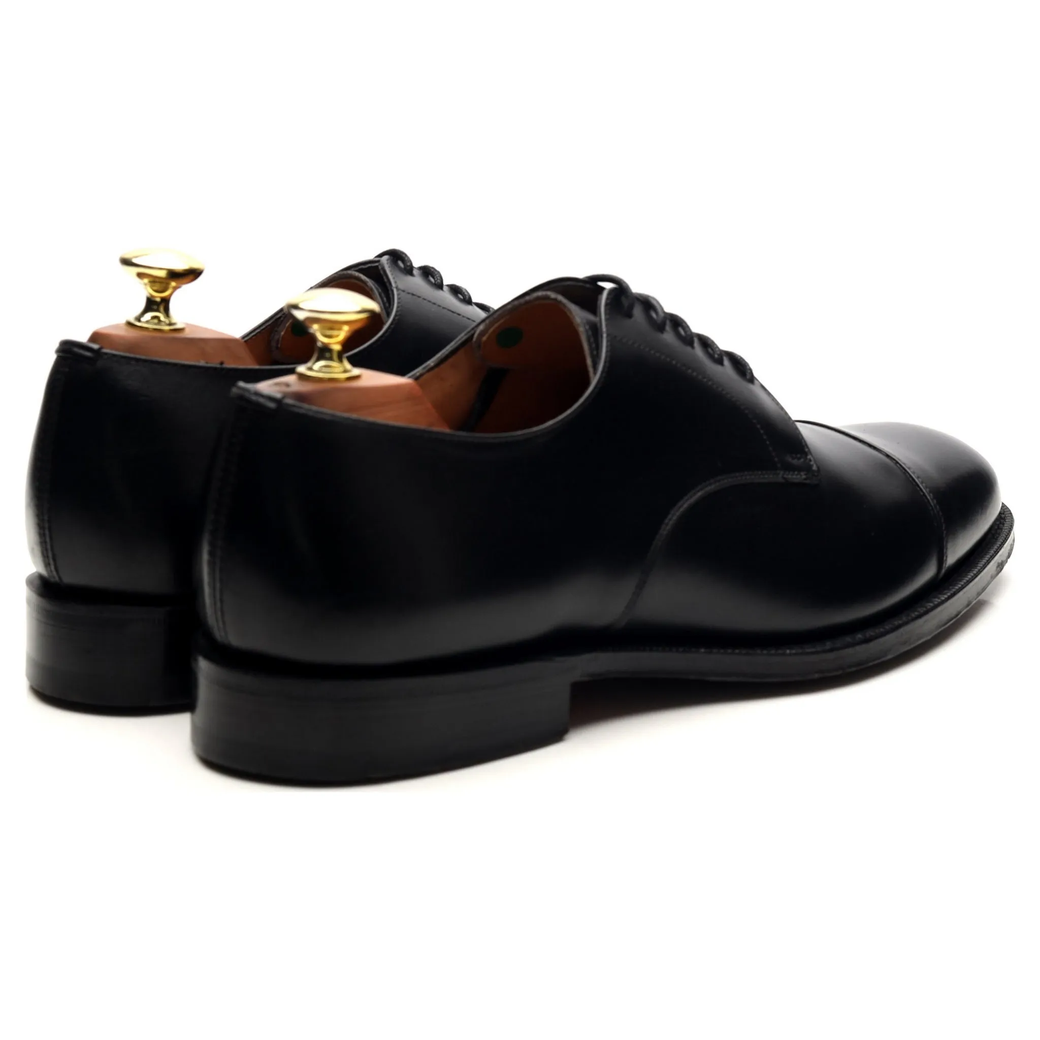 'Cartmel' Black Leather Derby UK 7 H