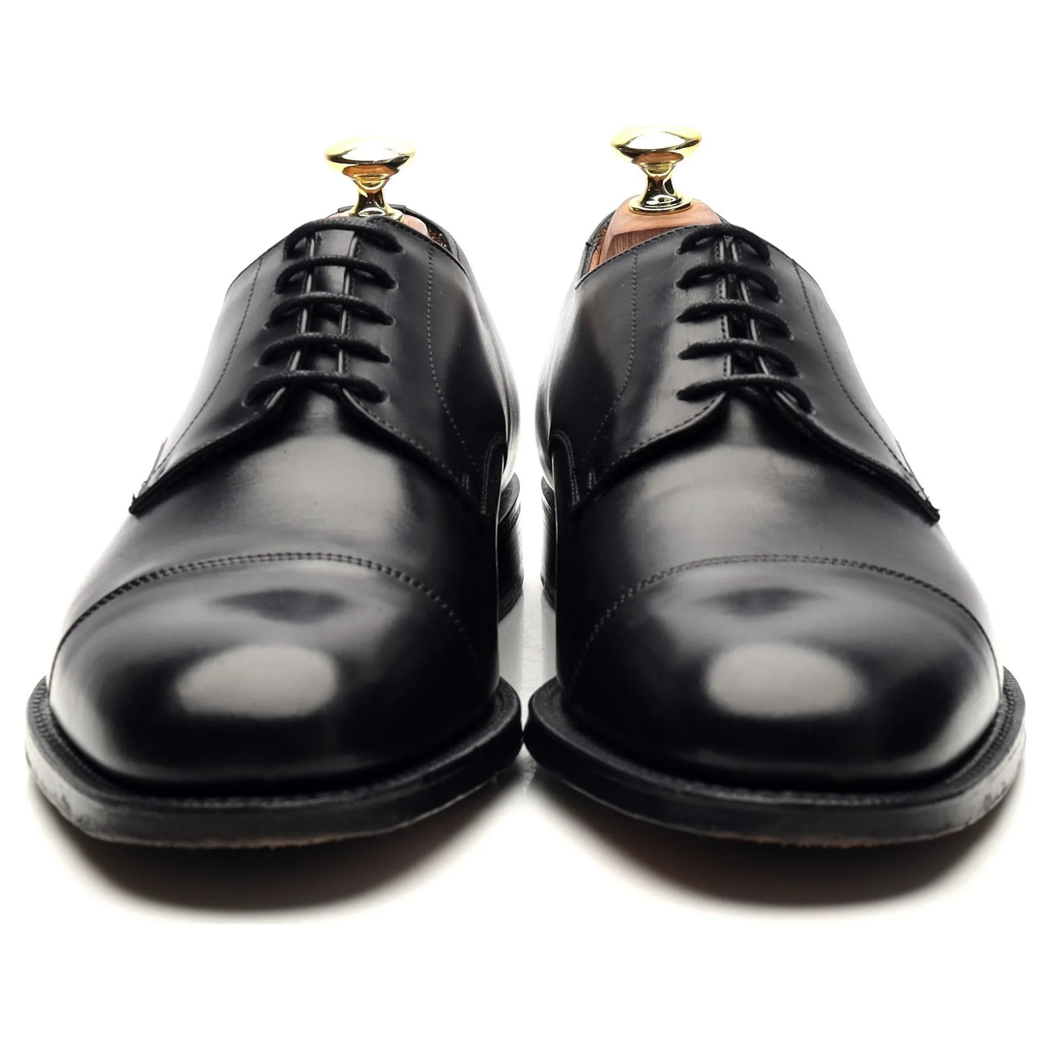 'Cartmel' Black Leather Derby UK 7 H