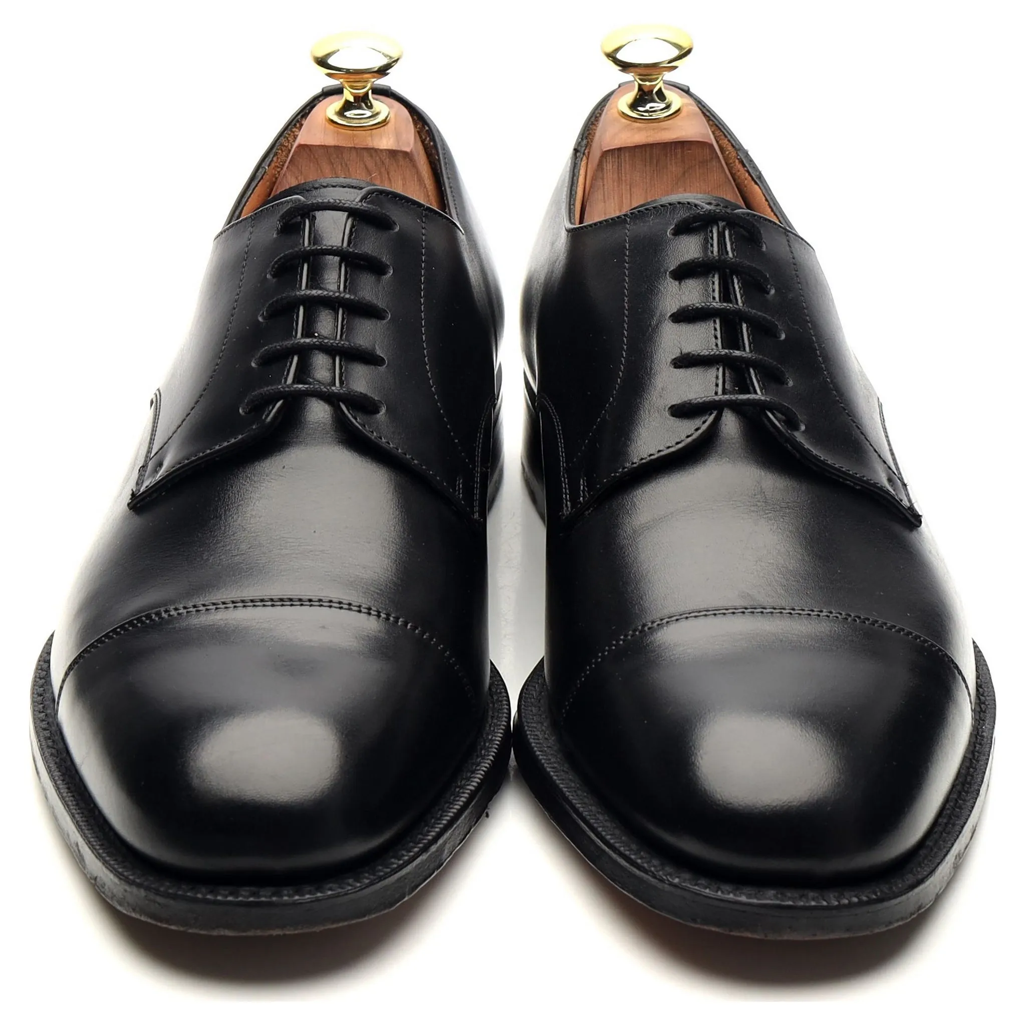 'Cartmel' Black Leather Derby UK 7 H