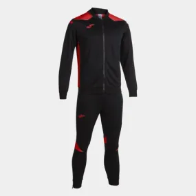 Black Red Championship Vi Tracksuit: High-Quality Athletic Apparel.