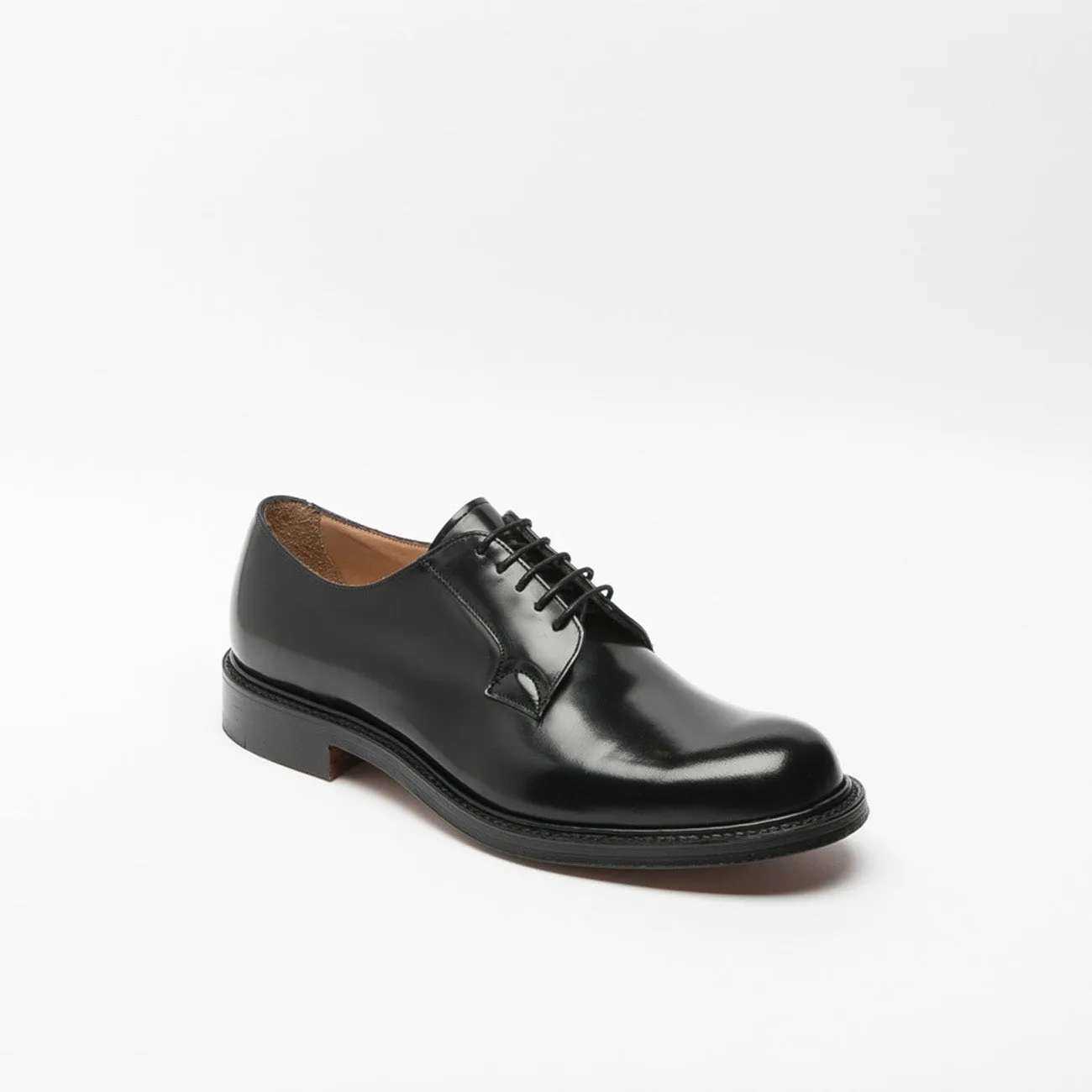 Cheaney Joseph & Sons Cheaney Joseph & Sons Wye II derby lace-up in black brushed leather