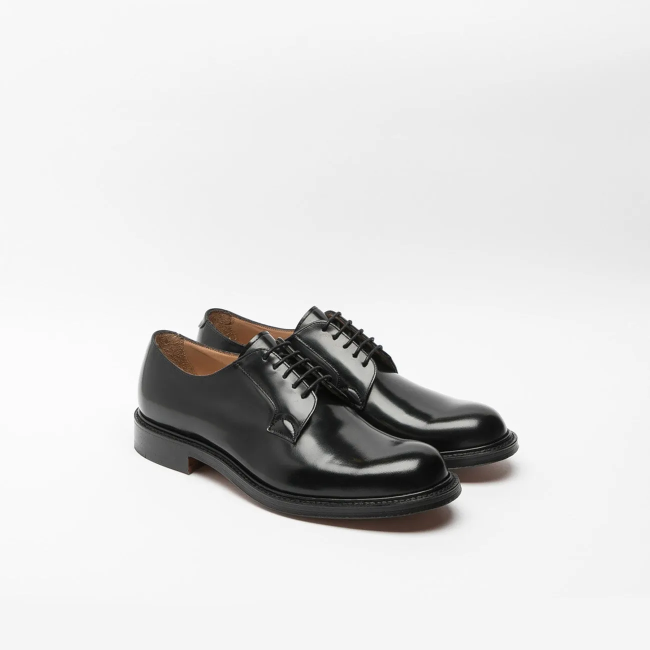 Cheaney Joseph & Sons Cheaney Joseph & Sons Wye II derby lace-up in black brushed leather